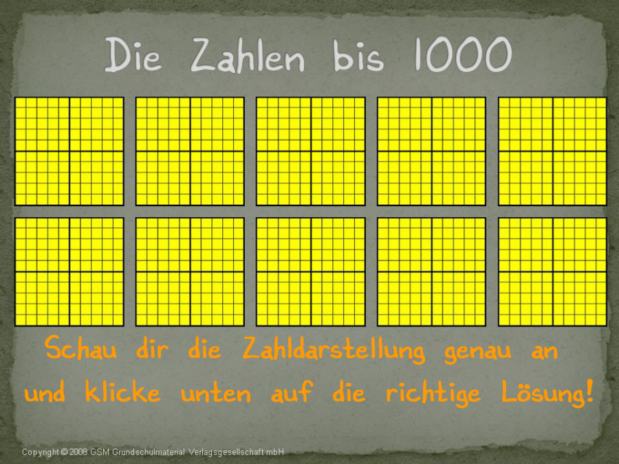 Die Zahlen bis 1000 - Medienwerkstatt-Wissen © 2006-2021 Medienwerkstatt