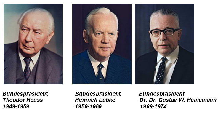 42++ Bundespraesidenten seit 1949 mit bildern , Bundespräsidenten von 1949 bis heute MedienwerkstattWissen © 2006