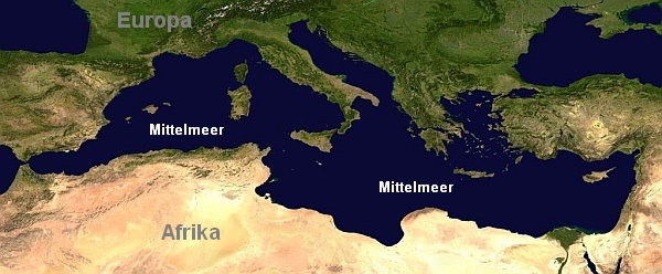 Mittelmeer / Europäisches Mittelmeer - Medienwerkstatt-Wissen © 2006