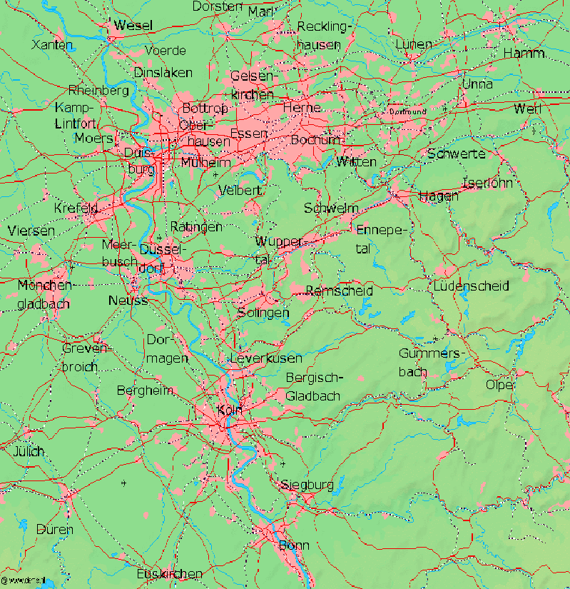 - Karten - Ruhrgebiet - Medienwerkstatt-Wissen © 2006-2021 Medienwerkstatt