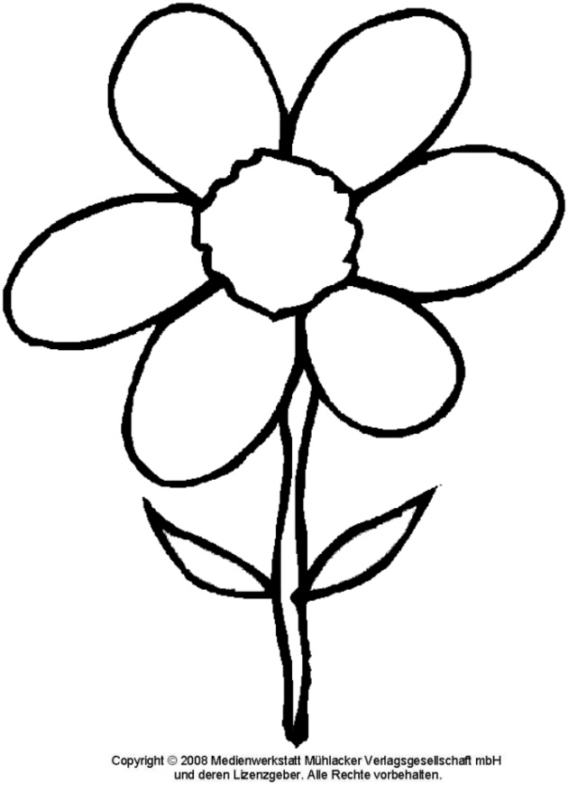 Schablone - Blume 1 - Medienwerkstatt-Wissen © 2006-2017 Medienwerkstatt